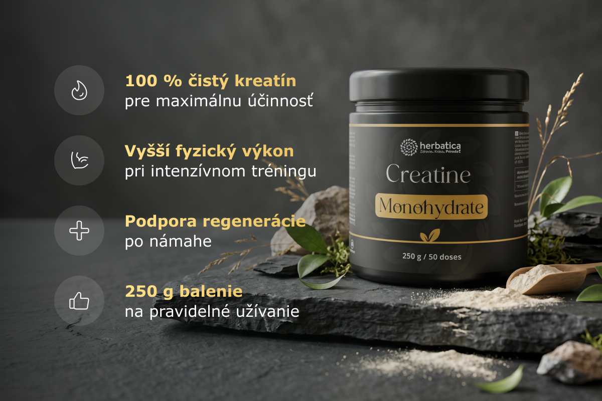 Kreatín monohydrát prášok 250g - Herbatica
